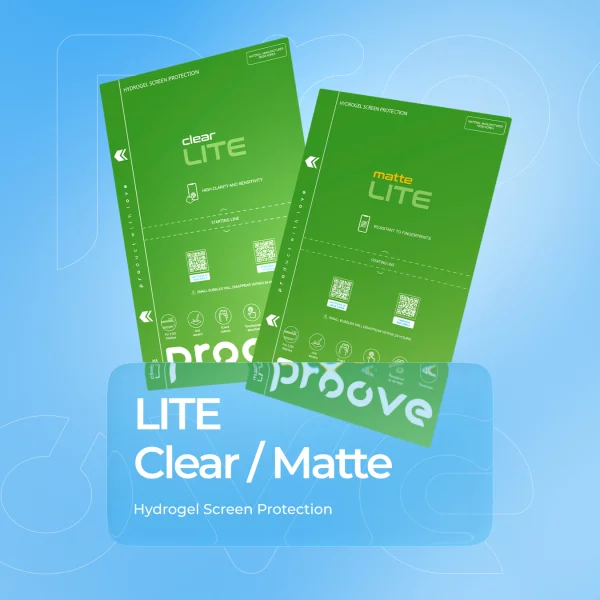 Protective hydrogel film Proove Hydrogel Screen Protection LITE Clear - foto 3