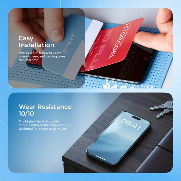 Protective hydrogel film Proove Hydrogel Screen Protection PRO PLUS Matte - Photo 2
