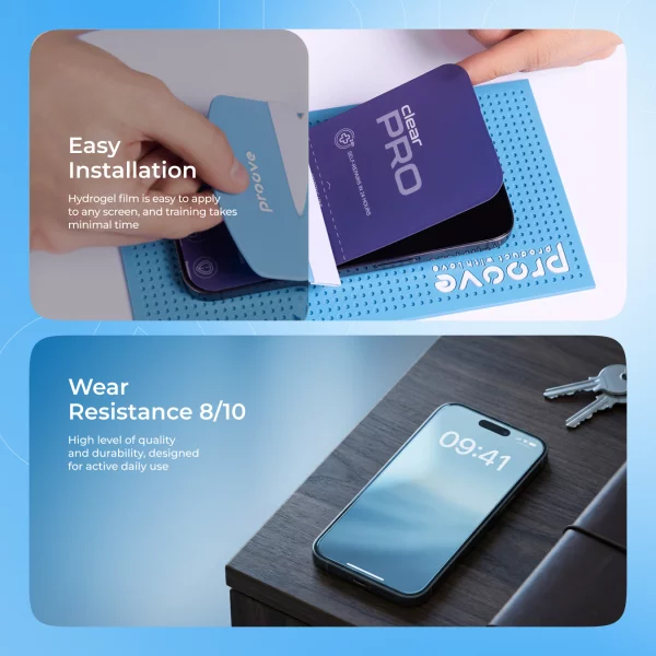 Folia ochronna z hydrożelu Proove Hydrogel Screen Protection PRO Matte - Zdjęcie 2