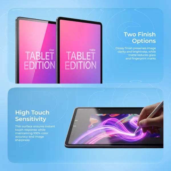 Protective hydrogel film Proove Hydrogel Screen Protection TABLET EDITION Clear - foto 3