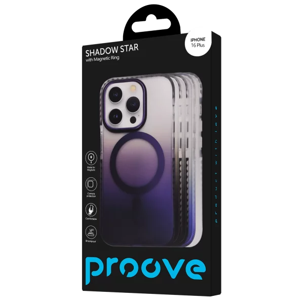 Proove Shadow Star Case with Magnetic Ring iPhone 16 Plus - Photo 2