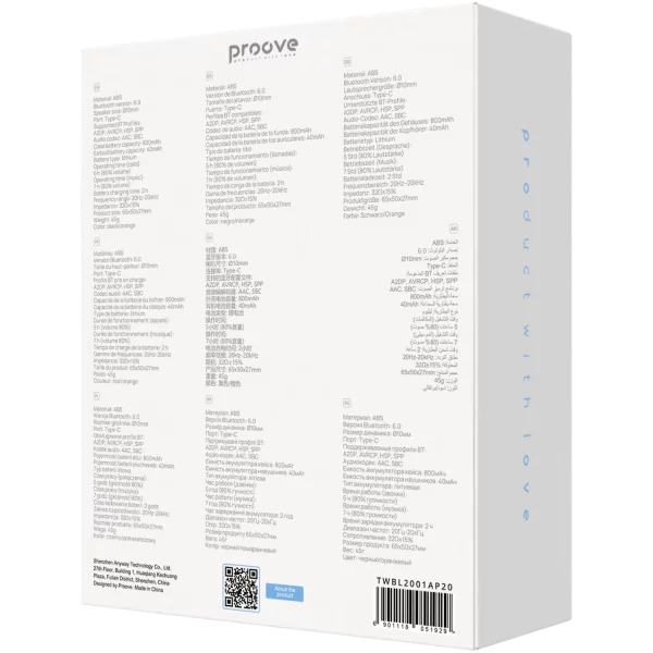 Wireless Earphones Proove Blitz II TWS with ANC (APP) - Photo 4