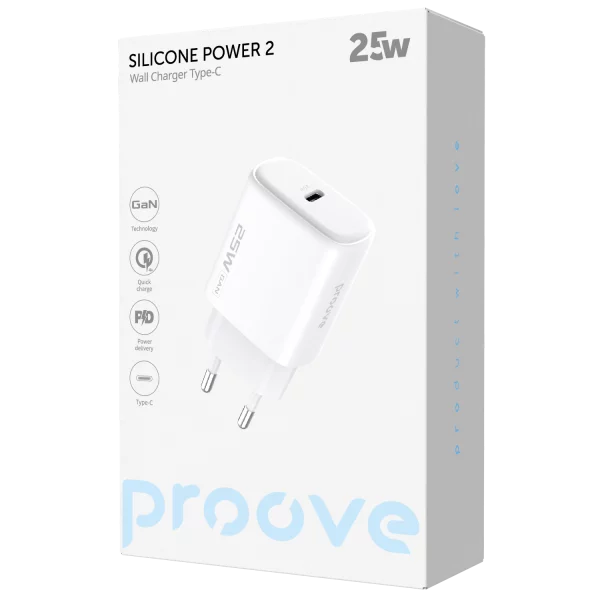 Wall Charger Proove Silicone Power 2 25W (Type-C) - Foto 1