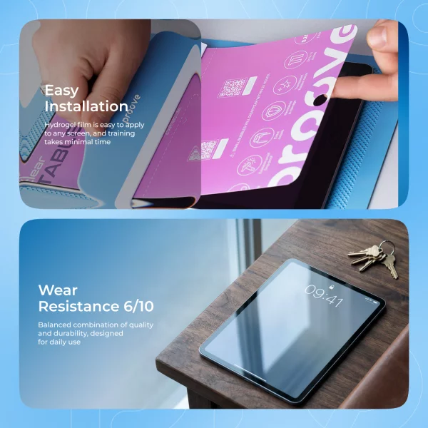 Protective hydrogel film Proove Hydrogel Screen Protection TABLET EDITION Matte - foto 1