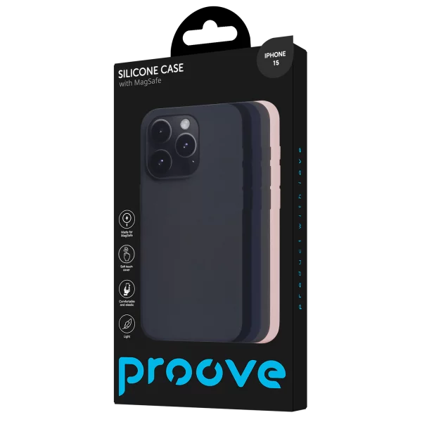 Case Proove Silicone Case with Magnetic Ring iPhone 15 - Photo 2