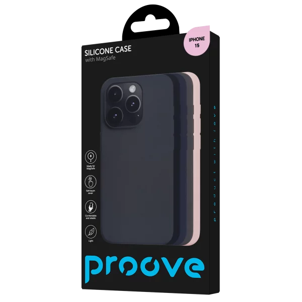 Case Proove Silicone Case with Magnetic Ring iPhone 15 - Photo 2