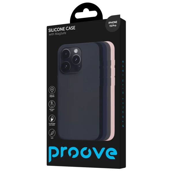 Case Proove Silicone Case with Magnetic Ring iPhone 15 Pro - Photo 2