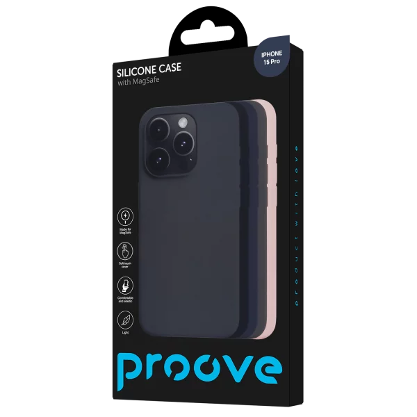Case Proove Silicone Case with Magnetic Ring iPhone 15 Pro - Photo 2