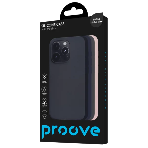 Case Proove Silicone Case with Magnetic Ring iPhone 15 Pro Max - Photo 2