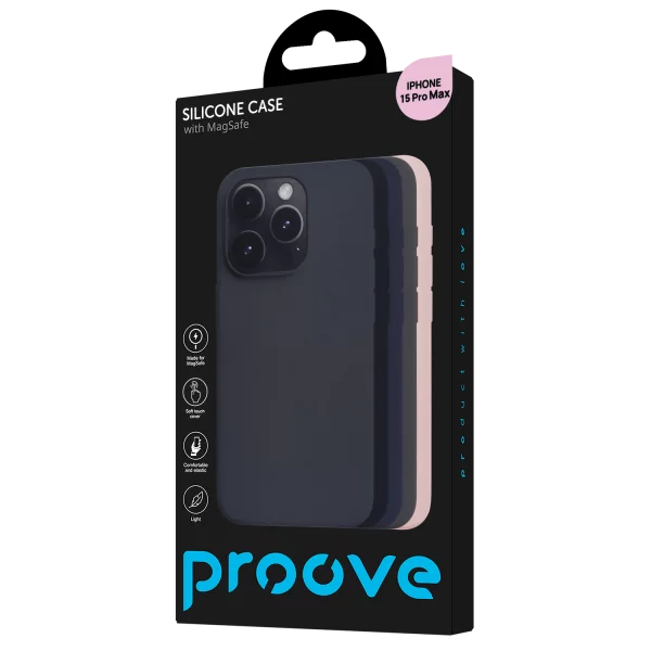Case Proove Silicone Case with Magnetic Ring iPhone 15 Pro Max - Photo 2