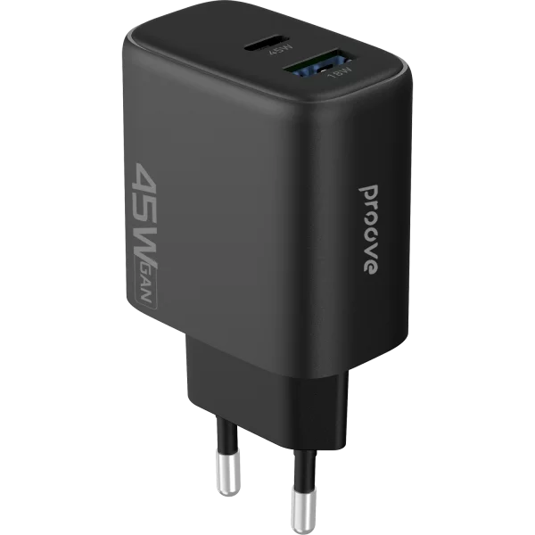 Wall Charger Proove Silicone Power 2 45W (Type-C+USB) - Foto 1