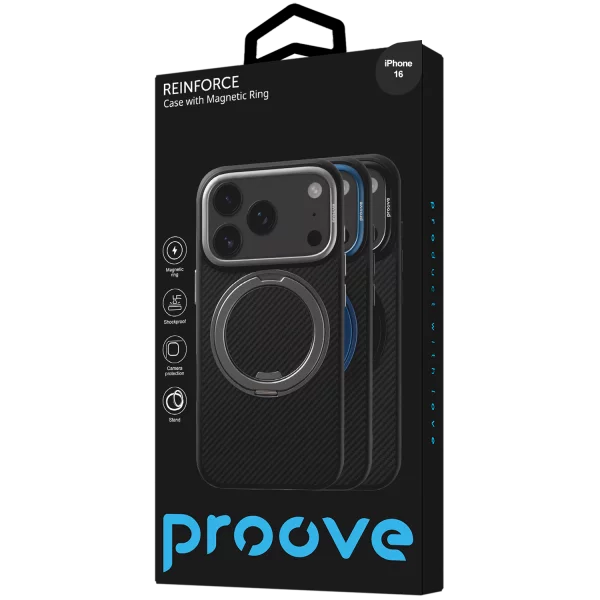 Proove Reinforce Case with Magnetic Ring iPhone 16 - Zdjęcie 2