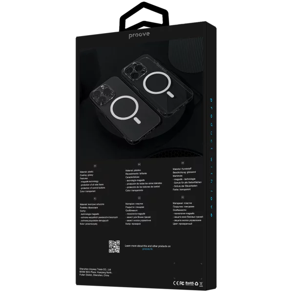 Proove Crystal Case with Magnetic Ring iPhone 15 Pro - Foto 6