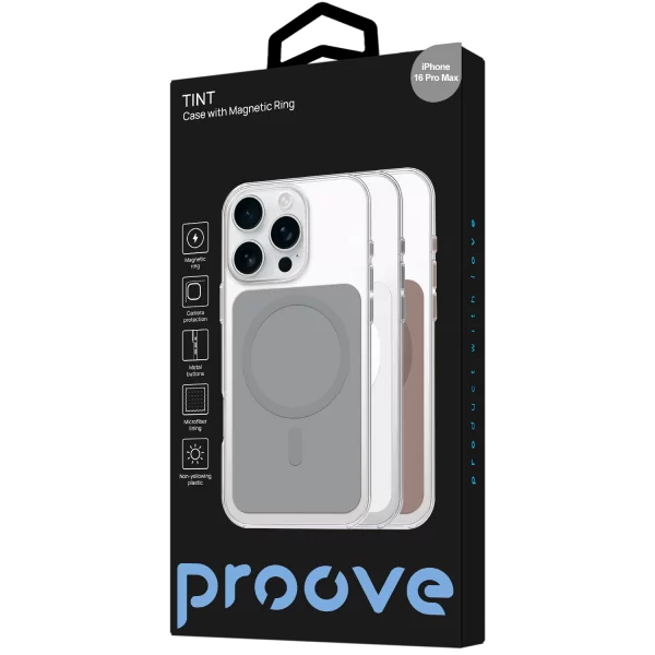 Proove Tint Case with Magnetic Ring iPhone 16 Pro Max - fotoğraf 2