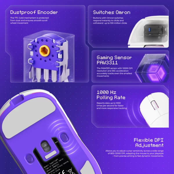 Wired Mouse Proove Gaming Superfight Wired - photo 5