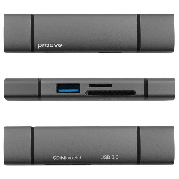 Card Reader Proove Arc Link 3 in 1 (USB3.0 + SD Card + Micro SD Card) - foto 1