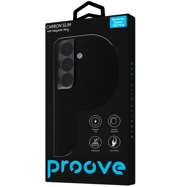Proove Carbon Slim with Magnetic Ring Samsung Galaxy S25 Plus - Foto 2