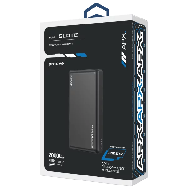 Power Bank Proove APX Slate 22.5W 20000mAh - Zdjęcie 1