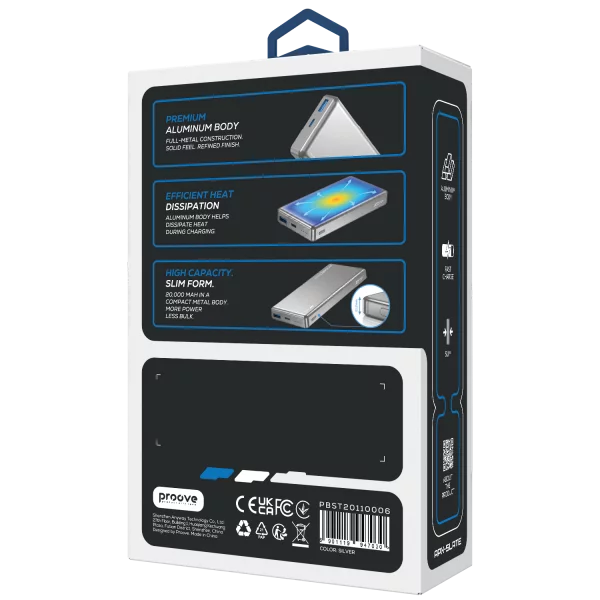 Power Bank Proove APX Slate 22.5W 20000mAh - foto 2