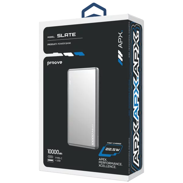 Power Bank Proove APX Slate 22.5W 10000mAh - foto 1