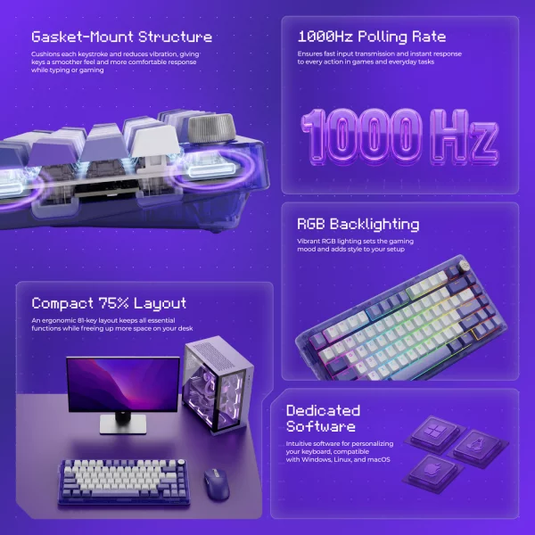 Wireless Keyboard Proove Gaming T-Racer (English Layout) - Photo 9