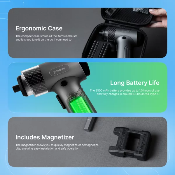 Multifunctional Electric Screwdriver Set Proove Driller 36in1 - Photo 9