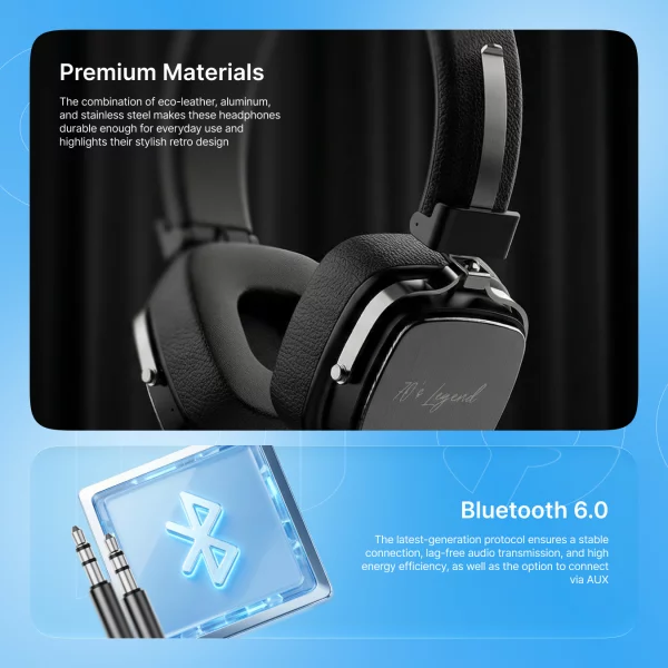 Wireless Headphones Proove 70’s Legend (APP) - foto 8