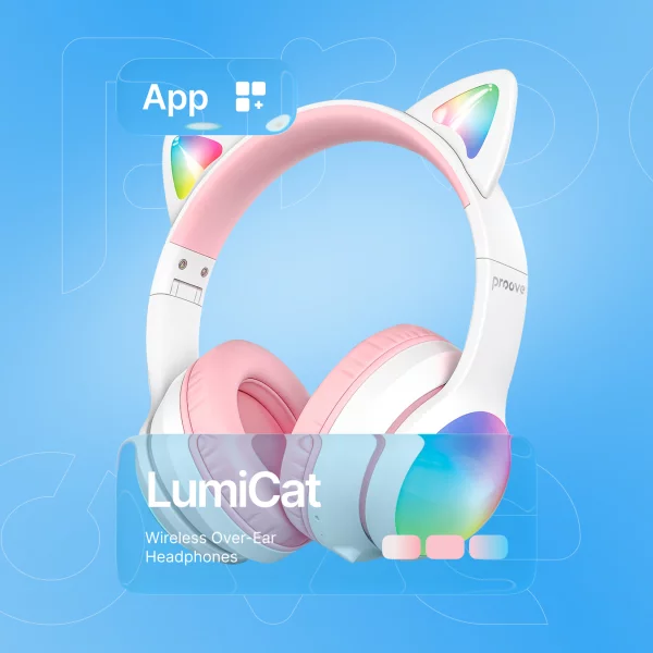 Wireless Headphones Proove Kids LumiCat (APP) - Photo 4