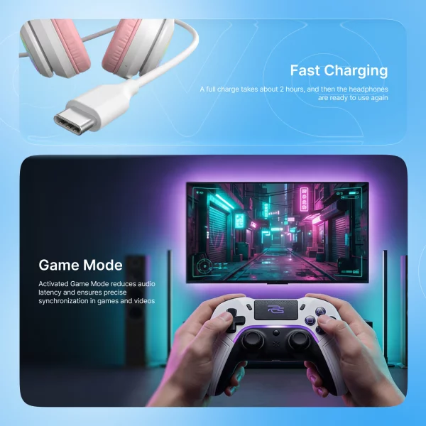 Wireless Headphones Proove Kids Neko (APP) - foto 7