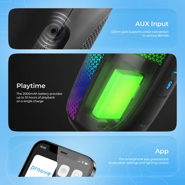 Portable Speaker Proove Nova 10W (APP) - foto 7