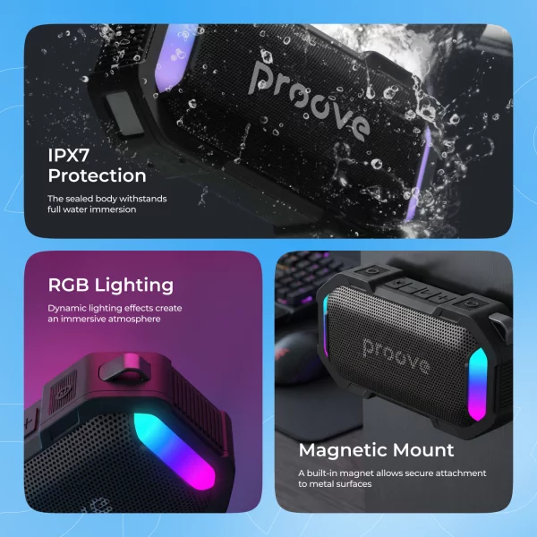 Portable Speaker Proove Black Rock (APP) - foto 7