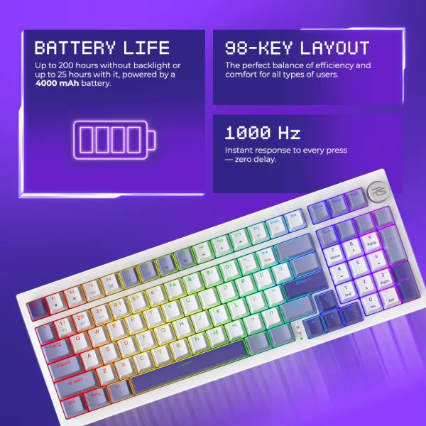 Wireless Keyboard Proove Gaming Slicker (English Layout) - Photo 6
