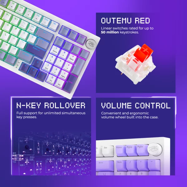 Wireless Keyboard Proove Gaming Slicker (English Layout) - Photo 8