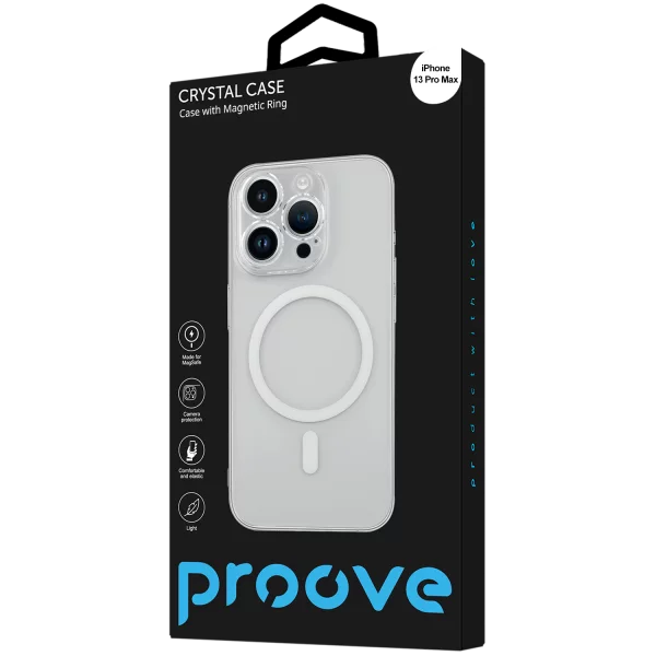 Proove Crystal Case with Magnetic Ring iPhone 13 Pro Max - Photo 1