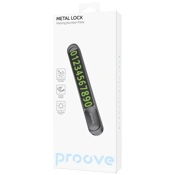 Parking Card Proove Parking Number Plate Metal Lock - fotoğraf 5
