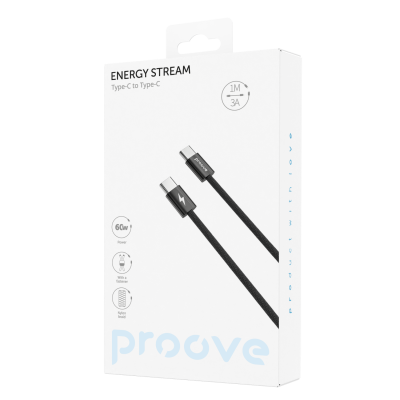 Cable Proove Energy Stream Type-C to Type-C 60W (1m)