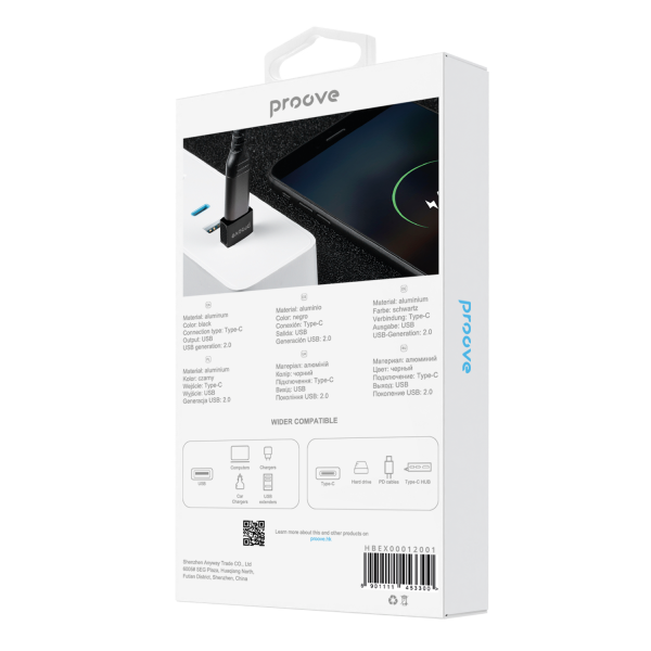 Adapter OTG Proove Extension USB to Type-C - Photo 1