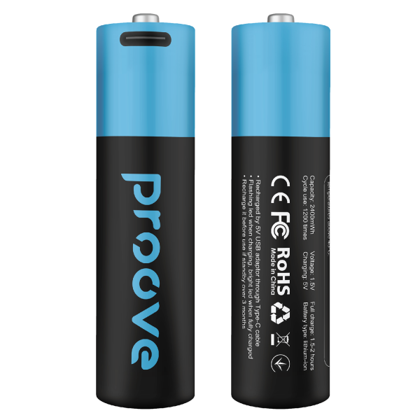 Rechargeable Batteries Proove Compact Energy AA 2 pcs
