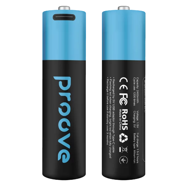 Rechargeable Batteries Proove Compact Energy AA 2 pcs