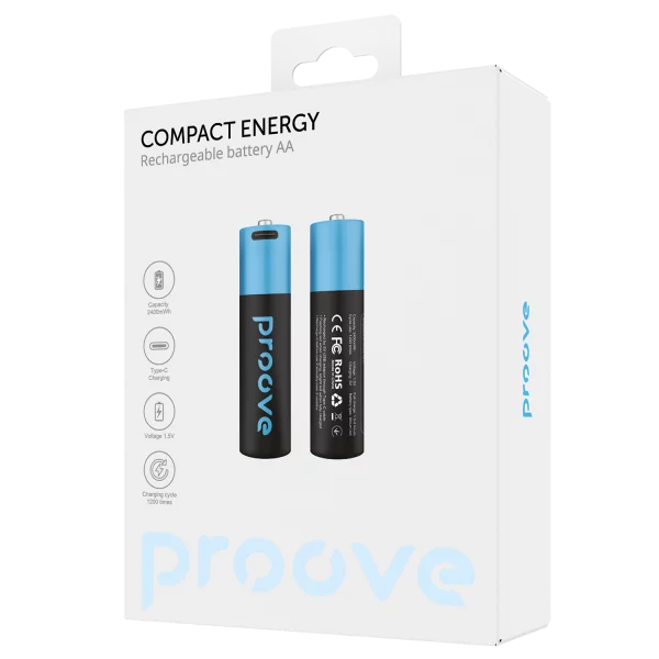 Rechargeable Batteries Proove Compact Energy AA 2 pcs - Photo 1