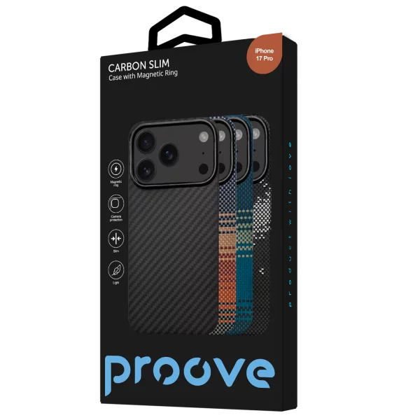 Proove Carbon Slim with Magnetic Ring iPhone 17 Pro - fotoğraf 6
