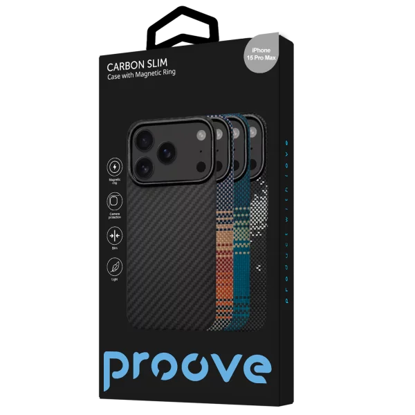 Proove Carbon Slim with Magnetic Ring iPhone 15 Pro Max - Zdjęcie 2
