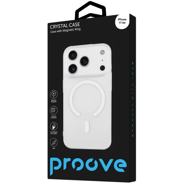 Proove Crystal Case with Magnetic Ring iPhone 17 Air - Photo 1