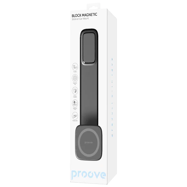 Car Holder Proove Block Magnetic Stick-on Car Mount - 照片 5