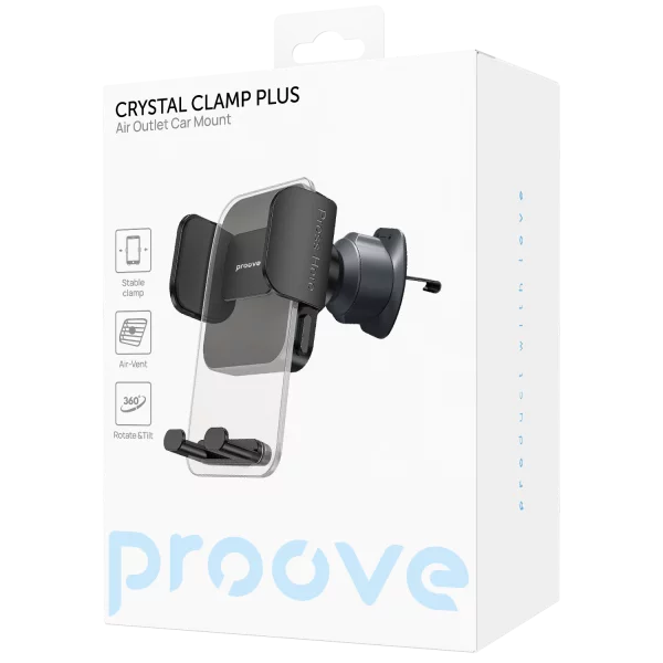 Car Holder Proove Crystal Clamp Plus Air Outlet Car Mount - Foto 1