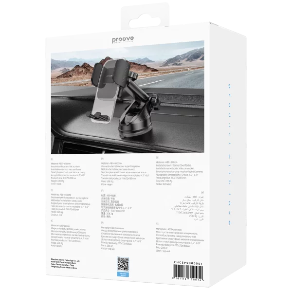 Car Holder Proove Crystal Clamp Plus Suction Type Car Mount - foto 2
