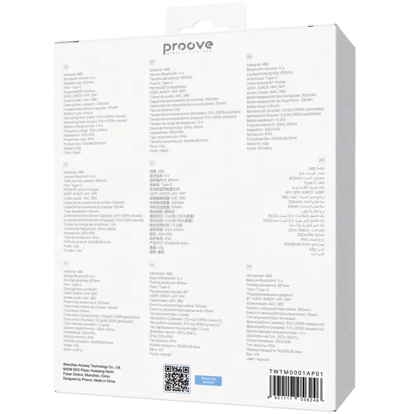 Wireless Earphones Proove Tempo TWS with ANC (APP) - Photo 10