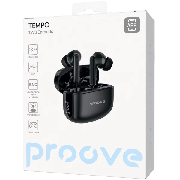 Wireless Earphones Proove Tempo TWS with ANC (APP) - Photo 9