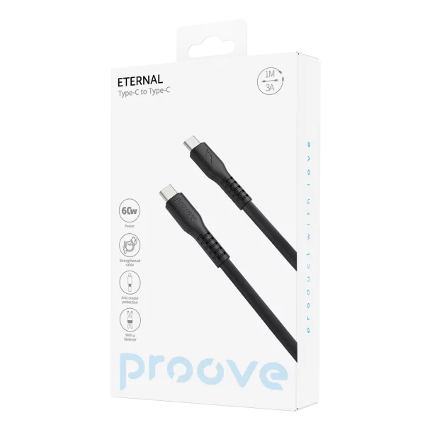 Cable Proove Eternal Type-C to Type-C 60W (1m) - Photo 1