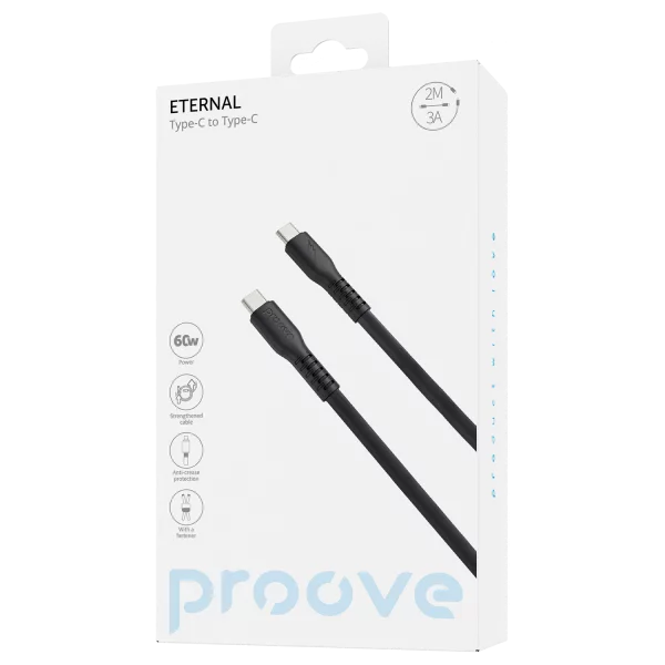 Cable Proove Eternal Type-C to Type-C 60W (2m) - Photo 1